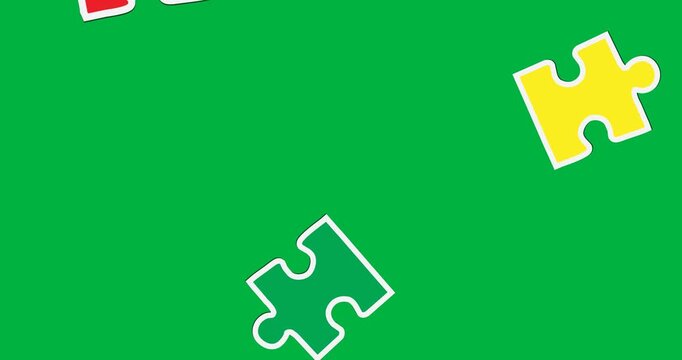 jigsaw puzzle multi color