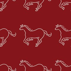 馬柄のパターン