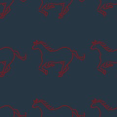 馬柄のパターン