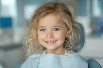Beaming Smile: A Joyful Moment Captured in the Dentist's Chair