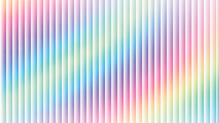 Glass ripple texture with dark gradient background and lilac light streaks. Futuristic distortion, moody abstract glow, reeded vertical blur. Vector illustration EPS