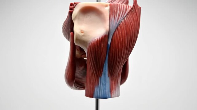 Anatomical Model of Human Masseter Muscle and Jaw Structure
