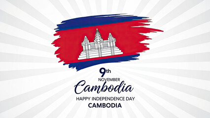 Cambodia celebrating 9th november independence day