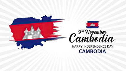 Cambodia celebrating 9th november independence day