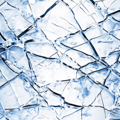 割れた氷のテクスチャ