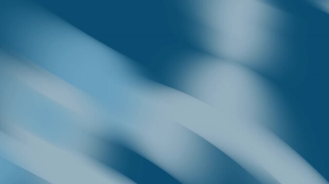 Structural geometric abstract blue background. Looped animated screensaver. Scientific and technology concept.