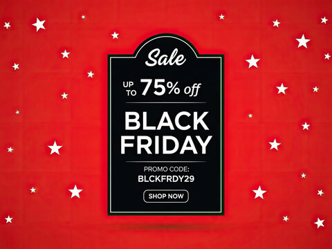 Black friday sale up to 75% off with promo code