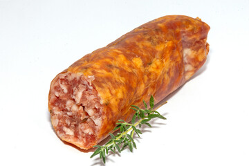 Ger&auml;ucherte, grobe Bauernbratwurst