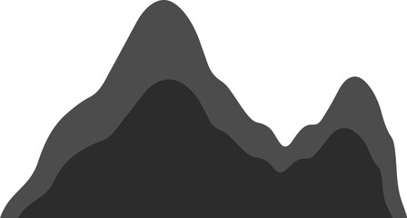 Minimal Oriental Mountain Background for Lunar New Year Design