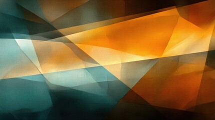 Obraz premium Colorful Abstract Background with Geometric Shapes and Textures in Vibrant Blue and Orange Tones for Creative Design Use