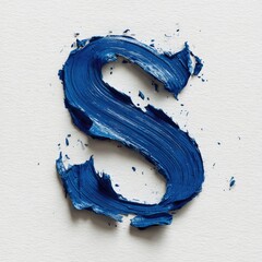 Blue Monochromatic S Sign