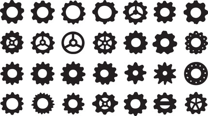 Gear & Mechanical Cogwheel Icon Collection