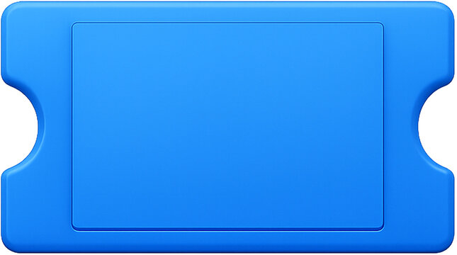 blue blank coupon ticket