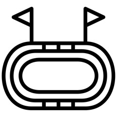 Running Track Icon