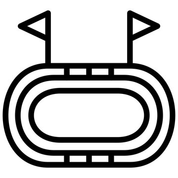 Running Track Icon