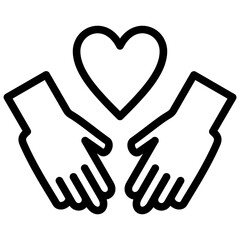 Obraz premium Human Rights Icon