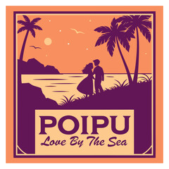 Poipu Sunset View &ndash; Romantic Couple by the Sea