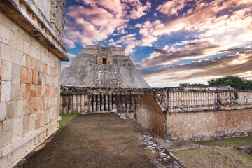 Mayan ruins of Uxmal, yucatan, mexico