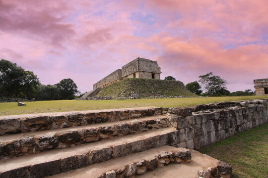 Mayan ruins of Uxmal, yucatan, mexico