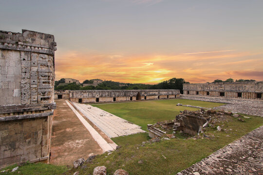Mayan ruins of Uxmal, yucatan, mexico