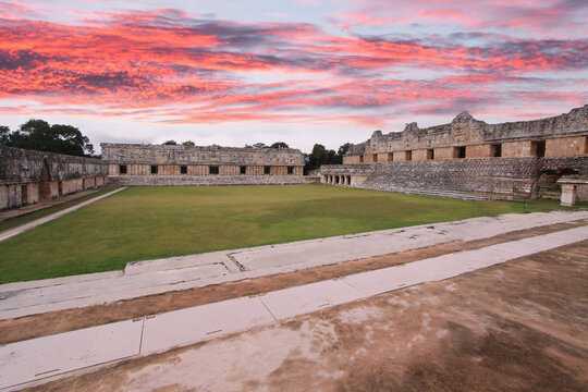 Mayan ruins of Uxmal, yucatan, mexico