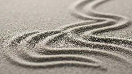 Abstract Macro Sand Grain Flow, Clean Dry Natural Pattern Texture Background
