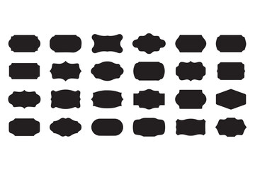 Black and white pillows on a leather armchair vector illustration isolated design set