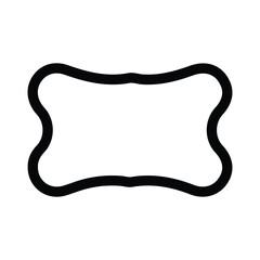 vector illustration of a blank sign