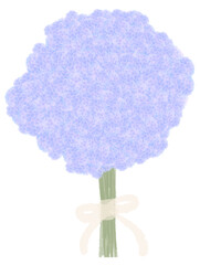 Soft Pastel Flower Bouquet Watercolor Illustration