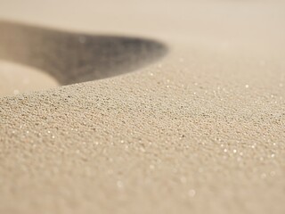 Minimalist Dry Sand Vignette with Soft Focus, Clean Natural Texture Background
