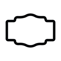 Vintage set of blank vector frames and paper labels for text, featuring decorative border elements and retro scrapbook banner templates for art design