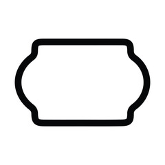 A blank 3d vector speech bubble icon and square frame element for a business communication message or web dialog design illustration