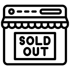 Sold Out Icon