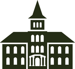 old style vector illustration of retro building hand drawn transparent illustration retro villas 