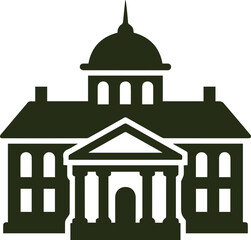 old style vector illustration of retro building hand drawn transparent illustration retro villas 