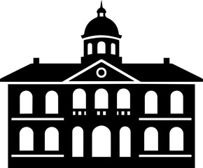 old style vector illustration of retro building hand drawn transparent illustration retro villas 