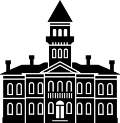 old style vector illustration of retro building hand drawn transparent illustration retro villas 