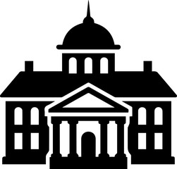 old style vector illustration of retro building hand drawn transparent illustration retro villas 