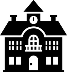 old style vector illustration of retro building hand drawn transparent illustration retro villas 