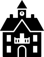 old style vector illustration of retro building hand drawn transparent illustration retro villas 