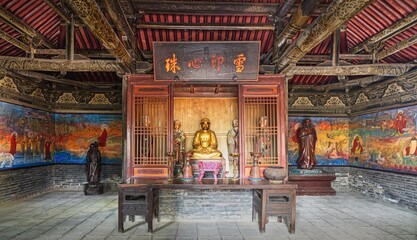 Asia, China, Luoyang, Shaolin Kung Fu Temple, buddhist temple