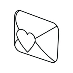 Mail Heart Valentine Icon