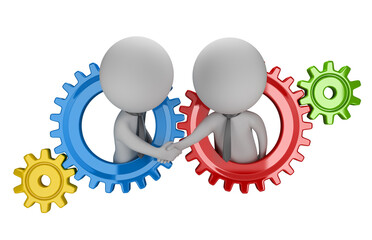 3d small people - team organization