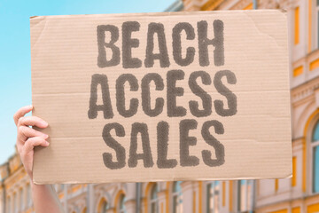 "Beach Access Sales" Entry points draw unlicensed trade. BEACH.ACCESS.SALES.COASTAL.CONTROL.