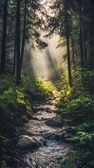 Obraz premium Bowl of ramen with fresh ingredients.