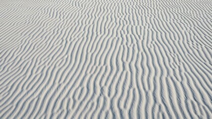 Clean Beach Sand Ripples from Above, Soft Natural Wave Pattern Texture Background
