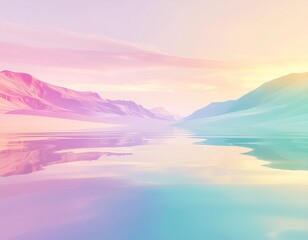 Fototapeta premium sunset in the mountains