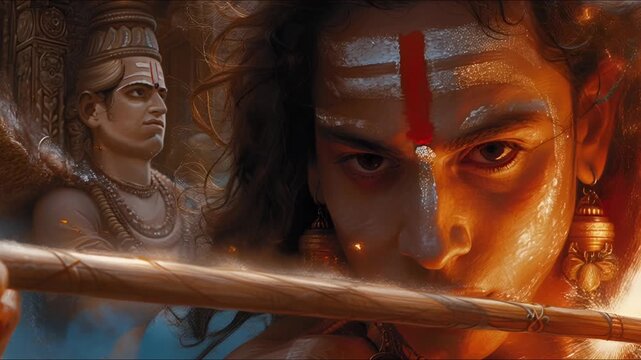 Lord Rama breaks Shiva&rsquo;s Dhanush