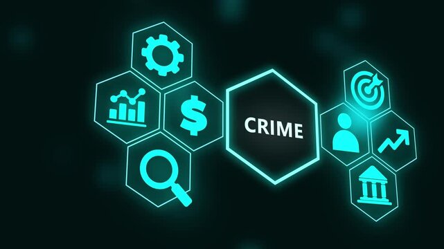 The concept of a cyber attack on a computer network. Cyber crime and internet privacy hacking.