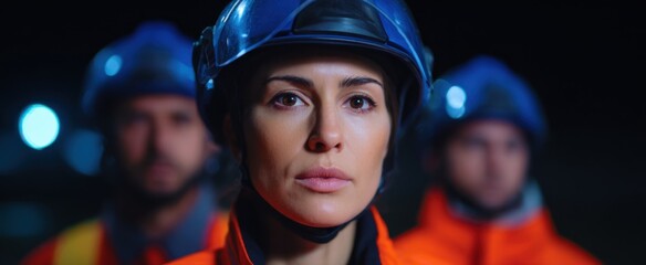 emergency response squad gearing up for quick patient assistance